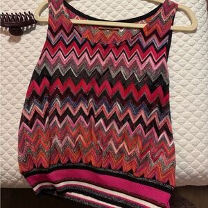 Missoni Multicolor Zigzag Tank Top